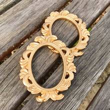 Baroque Resin Wall Door Frame Home Decor Wedding Party Gift Favor Oval Gold 2024 - buy cheap