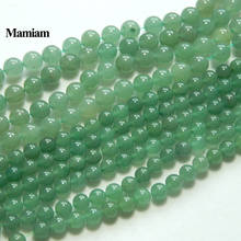 Mamiam Natural Green Aventurine Beads 6-10mm Smooth Round Stone Diy Bracelet Necklace  Jewelry Making Gemstone Gift Design 2024 - buy cheap