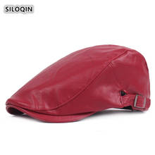 SILOQIN  Berets For Women Winter Keep Warm Berets Men Snapback Brands Tongue Cap Adjustable Size Fashion Leather Caps Casquette 2024 - buy cheap