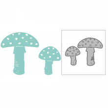 New Lovely Duo Mushroom Shape 2020 Metal Cutting Dies for DIY Scrapbooking and Card Making Decorative Embossing Craft No Stamps 2024 - buy cheap