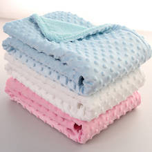 Cobertor cueiro para bebê recém-nascido, cobertor térmico, flanela quente para crianças, meninos, meninas, mantas de cama 2024 - compre barato
