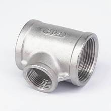 3/4" BSP To 1-1/4" BSP Female Thread 304 Stainless Reducing Tee 3 Way Connector Pipe Fitting water oil air 2024 - buy cheap