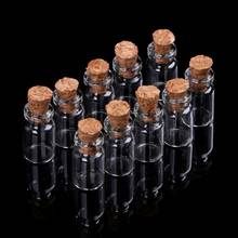 20pcs 0.5mL Mini Small Tiny Clear Cork Stopper Glass Bottles Vials Wholesale 2024 - buy cheap