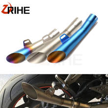 37-51MM Universal Motorcycle Exhaust Pipe Muffler Escape Modified Exhaust System For Suzuki GSXR 600 750 1000 HAYABUSA SV650/S 2024 - buy cheap