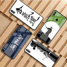 Japão aikido judô vidro temperado caso de telefone para huawei p20 p30 p40 p40 lite pro psmart mate 20 30 capa escudo 2024 - compre barato