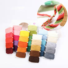 New 50 Meters Colorful Embroidery DIY Cotton Line Branch Threads Floss Skein Cross Stitch Thread Weave Accessories 2024 - buy cheap