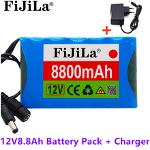 100% New 18650 Li-Ion Battery Portable Rechargeable Battery DC 12 V 12.6 V 8800 mAh Battery/12.6V Battery Pack +12.6V1A Charger 2024 - buy cheap