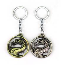 Hot Game Mortal Kombat Metal Keychain Dragon Totem Pendant Keychains Punk Goth Jewelry Accessories Backpack Keyring Decorations 2024 - buy cheap