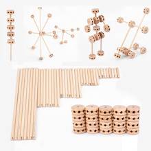 New Children's Wooden Toys Diy Puzzle Creative Model Construction Building Blocks Baby Early Education Toy Development Kids Gift 2024 - buy cheap