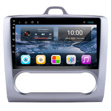 Para ford para focus 2 android 10 autoradio carro multimídia player sistema de navegação gps bluetooth espelho ligação 2024 - compre barato