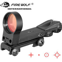 Tactical 1X30 Hot 20mm Rail Riflescope Hunting Optics Holographic Red Dot Sight Reflex 4 Reticle Tactical Scope Collimator Sight 2024 - buy cheap