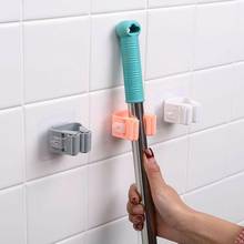 4PCS Wall Mounted Mop Organizer Holder Brush Broom Hanger Home Storage Rack Bathroom Suction Hanging Pipe Hooks Household Tools 2024 - buy cheap