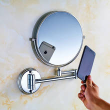 Bathroom Mirror Wall-Mounted Makeup Mirror Hotel Bathroom Wall-Mounted Wall-folding Telescopic Zoom Double-Sided Beauty Mirror 2024 - buy cheap