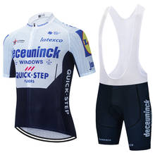 2021 BLACK QUICKSTEP Cycling Jersey Bike Pants Set 20D MTB Ropa Men Summer Quick Dry BICYCLING Shirt Maillot Culotte Wear 2024 - buy cheap