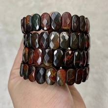natural Picasso jasper stone beads bracelet natural gemstone bangle fine jewelry for woman for gift wholesale ! 2024 - buy cheap