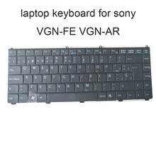 Сменные клавиатуры VGNFE для Sony VAIO VGNAR VGN AR FE 880 890 SP, испанские и черные берсерки, Распродажа со скидкой 82R70241 148024621 2024 - купить недорого
