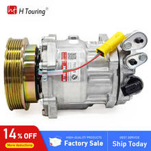 For sanden sd7c16 AC Compressor PEUGEOT 407 607 CITROEN C5 C6 9656572180 9648138780 9663315580 9670022480 6453VJ 6453XW 6453SH 2024 - buy cheap