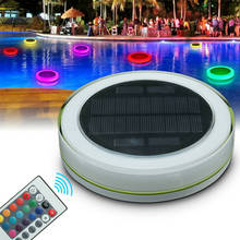 Dreameger-Luz LED subacuática RGB, luz de energía Solar para estanque, piscina al aire libre, luz flotante de decoración para fiesta con Control remoto 2024 - compra barato