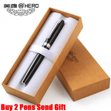 Caneta tinteiro de metal hero 382 direto da fábrica, caneta tinteiro para homens de negócios ou presente para escrita 2024 - compre barato