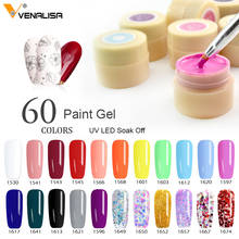 Venalisa Nail Art Tips Design Professional Nail Cosmetic Manicure 60 Colors UV LED Soak Off Paint Nail Polish Lacquer Gels 2024 - buy cheap