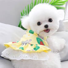 Spring Summer Dog Clothes Cotton Pet Shirt Chihuahua Puppy Dog Costume For Small Dogs Vest Dresses Pet Clothes Products York Pug 2024 - buy cheap