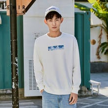 SEMIR Round Neck Sweatshirt Men Printed Sweatshirt Spring 2020 New Man Cotton Loose pullover Top Trend hoodies 2024 - buy cheap