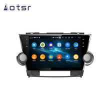 AOTSR Android 9.0 GPS Navigation Car Radio Player For Toyota Highlander 2011-2014  Head Unit Tape Recorder Stereo Multimedia 2024 - buy cheap
