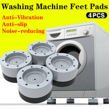 Almohadillas antivibración para lavadora, almohadillas antideslizantes reductoras de ruido, cojín de elevación para lavadora, 4 Uds. 2024 - compra barato