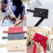 2019 Fanny Pack Women Belt Bag Leather Waist Bag Fashion Women's Pure Color Ring PU Chest Pochete Homem #YL 2024 - buy cheap