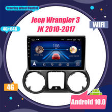 Car Multimedia Player Android 10 For Jeep Wrangler 3 JK 2010-2017 Car Radio Stereo GPS Navigation Automotive Video Head Unit 2024 - buy cheap