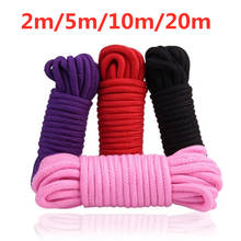 2m/5m/10 m Cotton Rope Female Adult Sex products Slaves BDSM Bondage Soft Cotton Rope Adult Games Binding Rope Role-Playing Sex 2024 - buy cheap