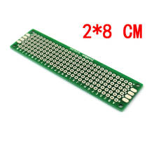 5 unids/lote 2x8cm doble cara prototipo PCB diy placa de circuito Universal impresa 2024 - compra barato