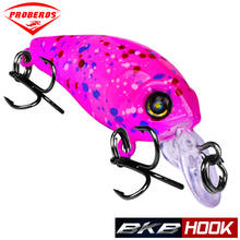 1pcs New Design 6 Colors Fishing Tackle 4.7cm-1.85"/3.3g-0.12oz Crank Bass Baits Fishing Lures 12# Hooks 2024 - buy cheap