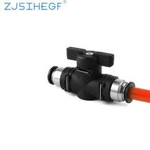 4/6/8/10/12MM Quick Joint Connector BUC Pneumatic Push In  Hand Valve To Turn Switch Manual Ball Current-Limiting 2024 - buy cheap