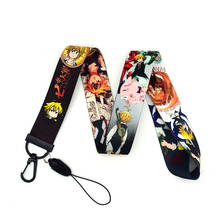 Anime The Seven Deadly Sins Lanyard Keychain Nanatsu no Taizai Mobile Phone Rope ID Lanyards Key Lanyard Neck Straps Jewelry 2024 - buy cheap