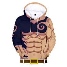 Sudadera con capucha de personajes de anime para hombre y mujer, ropa de calle de gran tamaño, con estampado 3d de The Seven Deadly Sins, para adultos y niños 2024 - compra barato