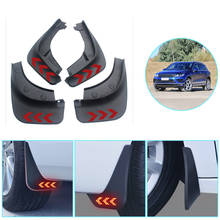 Car Mud Flaps For VOLKSWAGEN VW Golf Touareg R-Line 2017 2018 Mudflaps Splash Guards Mud Flap Mudguards Fender 4Pcs 2024 - buy cheap