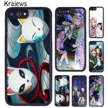 Krajews Sabito Makomo Kimetsu no Yaiba Phone Case For iPhone 5 6S 7 8 plus 11 12 13 Pro X XR XS Max Samsung Galaxy S6 S8 S9 S10 2024 - buy cheap