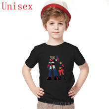 Grendizer Goldrake ufo robot children clothes  2020 New T-Shirts Colorful Cotton Short Sleeves kids clothes girls 8 to 12 tops 2024 - buy cheap