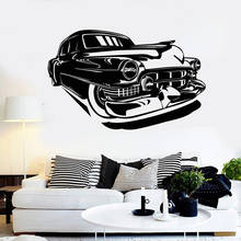 Vintage Old Car Vinyl Wall Decal Living Room Garage Decor Large Wall Stickers For Bedroom Modern Home Decoration Art C661 2024 - buy cheap