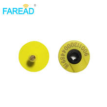 x100pcs FDX-B reuseable ISO11784/85 Passive RFID LF tags visual tag electronic ear mark ear tag for livestock management 2024 - buy cheap