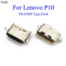 YuXi 5pcs micro connector USB Type C for Lenovo P10 (Model  TB-X705F, Type ZA44) charging jack connector plug dock socket 2024 - buy cheap
