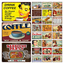 Coffee House Chocolate Ph.Suchard Metal Signs Cafe Decoration Plaque Vintage Art Poster Pub Bar Plate Home Wall Decor Painting 2024 - buy cheap