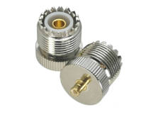 1 pces mcx macho plug para uhf so239 fêmea jack rf adaptador conector coaxial alta quanlity 50ohm 2024 - compre barato