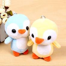 LLavero de peluche de pingüino de dibujos animados, suave, Kawaii, pingüino, oso, Nanos, espuma, Mini tocador, adornos, muñeco colgante, regalo 2024 - compra barato