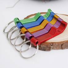 1 Pcs Keychain Useful 4 In 1 Bottle Opener Key Ring Key Ring Key Ring Metal Beer Stick Tool Outdoor Essential 2024 - buy cheap