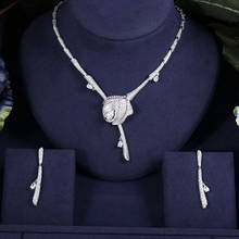 jankelly  Nigeria 2pcs Bridal Zirconia Jewelry Sets For Women Party, Luxury Dubai Nigeria CZ Crystal Wedding Jewelry Sets 2024 - buy cheap