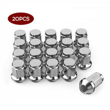 20Pcs Lug Nuts Bulge Acorn 12x1.5 Chrome Wheel Nut Compatible with Ford Fusion Focus Escape 2024 - buy cheap