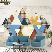 Beibehang-murales hexagonales geométricos personalizados, papel tapiz, Mural moderno, decoración de pared para sala de estar, dormitorio, foto, papel de pared, pintura 2024 - compra barato
