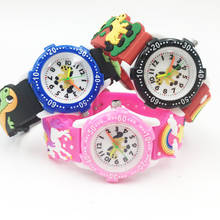 3D Cartoon kids watches Children Quartz Girls Watch Boys Sports Wristwatches Waterproof Jelly Silicone Anamial Pattern relojes 2024 - buy cheap